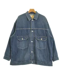 graphpaper デニムジャケット Graphpaper) Selvage Denim Trucker Jacket(Dk. FADE) (GU241