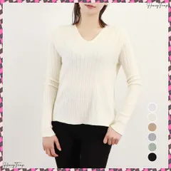 送料無料 Vネックニットトップス 韓国風リブニット レディース ベーシック ニットウエア カジュアル 長袖プルオーバー 無地 薄手 着やせニットソー 春秋 ニットインナー お洒落リブニット 着回し ニットソー きれいめ トップス
