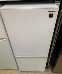 ◆SHARP 冷蔵庫 147L ガラストップ SJ-GD14F-W