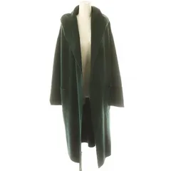 ミラオーウェン Mila Owen フード付ニットカーディガン ロング トッパー 長袖 1 緑 グリーン /MF ■OS