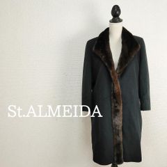 80s 90s ザンドラローデス ヴィンテージ ウール100 チェスターコートM 