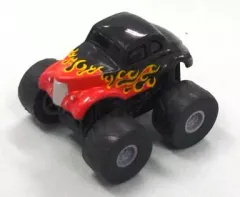 【中古】ミニカー 05.FLARE BLACK(ブラック×レッド) 「ダイドーブレンド デミタスコーヒー MONSTER TRUCK PULLBACK CAR COLLECTION」 2013年キャンペーン品