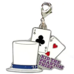 【中古】キーホルダー・マスコット(キャラクター) 怪盗キッド 「名探偵コナン・ワールド チャームコレクション」 ユニバーサル・スタジオ・ジャパン限定