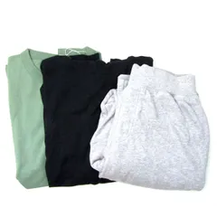 ユニクロ 半袖Ｔシャツ 長袖タートルネック スウェットパンツ 3点セット 未使用 まとめて レディース Mサイズ UNIQLO