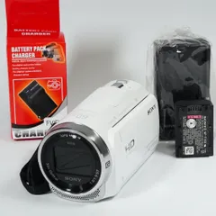 SONY ソニー HDR-CX675 ホワイト ビデオカメラ 動作OK 1週間保証 /9484