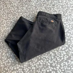 Dickies / FLEX Regular Straight 34x30【FLEX、人気サイズ34】Dickiesワークパンツ古着ストリート黒横ノリ イージーパンツ　ヒップホップ　sk8