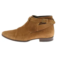 SAINT LAURENT PARIS (サンローランパリ) Suede Jodhpur Boots RO379762 スウェード ジョッパーブーツ ハイカットシューズ ブラウンのサムネイル