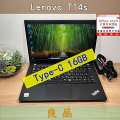 お買い得品〉0456 Thinkpad T14s 16GBレノボ 第10世代 14型 ノートパソコン　office2024