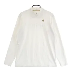 サイズ：L LE COQ GOLF ルコックゴルフ  ハイネック 長袖Tシャツ  ホワイト系 [240101523168] ゴルフウェア メンズ ストスト