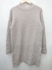 ◇ ⊇ RAY CASSIN レイカズン ハイネック　ニット 長袖 ミニ丈 ワンピース サイズF ピンク系 レディース P  【1409250037788】のサムネイル