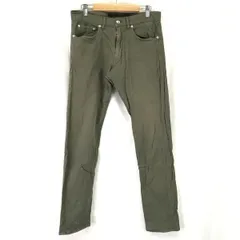 エディフィス/417 by EDIFICE★麻混/春夏ワークパンツ【サイズM/股下80cm/カーキ/khaki】チノパンツ/jeans/Pants/Trouser◆cBH537<sale>