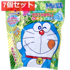 ドラえもんバスボール ひみつ道具1 RN 晴れた日の空の香り 60g 1回分 7個セット まとめ売り