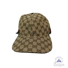☆美品☆ GUCCI グッチ キャップ カジュアル パターン おしゃれ レディース メンズ ユニセックス 大きいサイズ ベージュ L v-114 送料無料