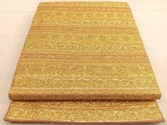 平和屋着物■西陣織　陰山織物謹製　箔屋清兵衛　太鼓柄袋帯　名物裂　金糸　正絹　逸品　BAAT6790hv