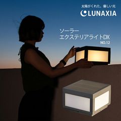 太陽光発電 照明 LUNAXIA DX ソーラーライト 太陽光 照明 屋外 防水 バッテリー 充電式 テラス LUNAXIA 12 ソーラー ライト