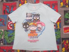 NARUTO×サンリオ ハローキティ コラボプリントTシャツ USA古着
