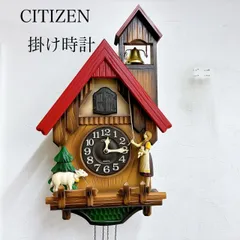 シチズン カッコー鳩時計 クオーツ オルゴールギミック付 正常