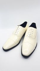 新品 26.5cm 本革 エナメル ブライダルシューズ 新郎 結婚式 日本製