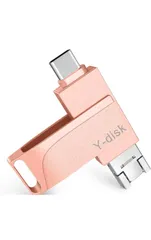 USBメモリー 128GB【業界新開発 転換用アダプター不要】4in1フラッシュドライブ 大容量 高速USB 3.0 スマホusbメモリー iOS Android パソコン適用