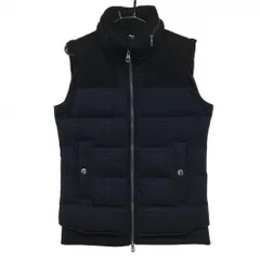 【1piu1uguale3】STAND DOWN VEST　ブラック 1PIU1UGUALE3 RELAX ウノピュウノウグァーレトレ リラックス 総