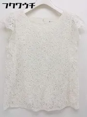 ◇ KUMIKYOKU 組曲 レース フレンチスリーブ カットソー サイズ2 オフホワイト レディース  【中古】 【1108300001006】