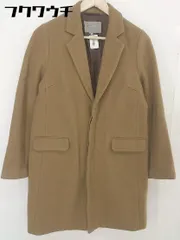 ◇ A day in the life UNITED ARROWS 長袖 チェスター コート サイズ40 キャメル レディース  【中古】 【1202190005943】