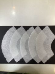 手漉き　扇面　麻紙