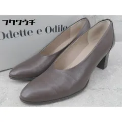 ◇ ◎ Odette e Odile オデット エ オディール UNITED ARROWS ヒール パンプス サイズ23 1/2 ブラウン レディース 【中古】 【1002801465704】
