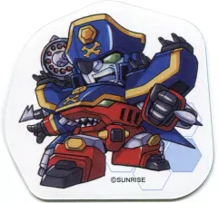 【中古】マグネット・磁石 [単品] キャプテンシャーク(黄金勇者ゴルドラン) ダイカットマグネット 「勇者シリーズ30周年記念 超勇者展 ホワイトチョコサンドvol.2」 同梱品