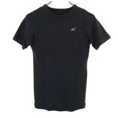 半袖 柔流 コンプレッション Tシャツ M ブラック ワコール サポート レディース 古着