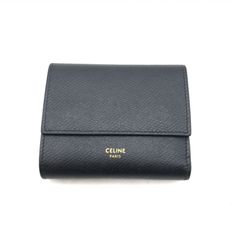 CELINE セリーヌ コンパクトウォレット ブラック 【中古品】保存箱付き