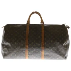 LOUIS VUITTON (ルイヴィトン) キーポル60 モノグラム ボストン ハンドバッグ ブラウン M41422 MI874