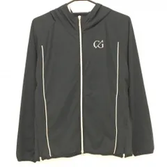 【美品】キャロウェイ ジップパーカー 黒 サイドジップ 裏地メッシュ ジャケット  レディース L ゴルフウェア Callaway