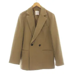 【最終値下げ】crewre クルーレ　ダブルテーラードジャケット　モカ　1 crewre online shop / ダブルテーラードジャケット