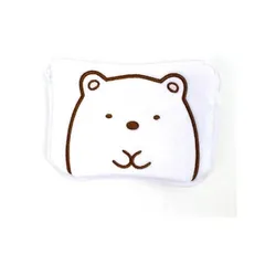 【新品】すみっコぐらし すみっコ  ポケットティッシュケース 小銭入れ 小物ポーチ ポーチ 袋 ミニティッシュポーチ しろくま  キャラクター かわいい   ホワイト 白