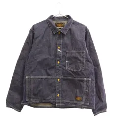 NEIGHBORHOOD (ネイバーフッド) 17AW HUSTLAS/C-JKT ボタンフライデニムカバーオール 172ARNH-JKM02 インディゴのサムネイル