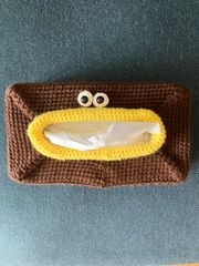 パクパクモンスター　ティッシュボックスケース　ハンドメイド