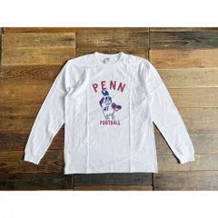☆ PENN ☆ XLサイズ ☆ LONG SLEEVE T-SHIRT 長袖カットソー Tシャツ 男女兼用 カットソー 長袖Tシャツ 長袖シャツ 長袖 クルーネック ロゴT トップス ロングスリープ ロゴ LONG SLEEVE T-SHIRT ロゴ入り