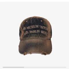 キャップ THE MUSEUM VISITOR SMILE LOGO BALLCAP TF5D0198 themuseumvisitor | + SMILE LOGO BALLCAP (Sta r⋆) / (D o t