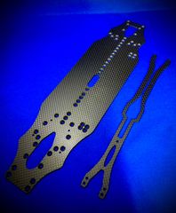 特注マット仕様　ヨコモBD10用シャーシ　アッパーデッキセット　蕨山Carbon