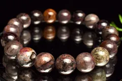 【１点物】癒やしの石◇ブラウン スギライト(杉石)　10.5mm　ブレスレット パワーストーン 天然石 _MA8725