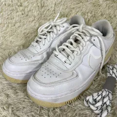 ナイキ　エアフォース1 ローシャドウ　ホワイト　24 替え紐　スニーカー