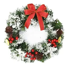 【迅速発送】クリスマスリース クリスマス花輪 クリスマス 飾り ギフト フラワーリース インテリア 室内 置物 玄関 屋外 庭 パーティ イベント ドア 飾り 贈り物 造花 クリスマス ドアガーランド おしゃれ リース 店舗装飾 サンタ お正月飾り 新年飾り