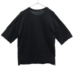 ユニクロ プラスジェイコラボ 五分袖 Tシャツ S ブラック UNIQLO +J レディース 【中古】  【230713】 メール便可