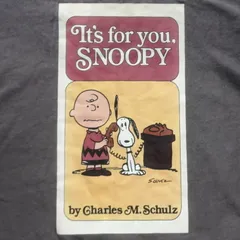 PEANUTS　ピーナッツ　スヌーピー　SNバックプリントTEE 　7～8分袖　サイズＬ　1315009-T