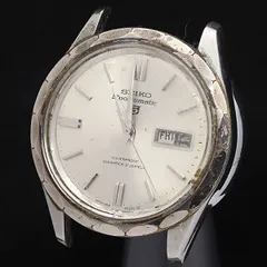 セイコー AT/自動巻 6619-9040 セイコー5 スポーツマチック デラックス デイデイト 21石 シルバー文字盤 メンズ腕時計 STU