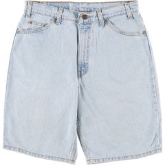 古着 90年代 リーバイス Levi's 550 RELAXED FIT オレンジタブ デニムショーツ ハーフパンツ USA製 メンズw34相当 ヴィンテージ/eaa417657