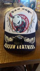 バンソン クローズワーストコラボ デスラビット刺繍 メッシュキャップ 帽子 メンズ 2024年 VANSON 武装戦線 TFOA crv-2411