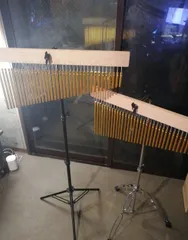 ウインドチャイム 木製・金属製 調整可能スタンド付き ウインドチャイム 木製・金属製 調整可能スタンド付き