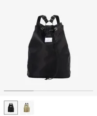 ★関税込★EMIS(エミス)★エミス レザー ミニリュック ブラウン ONLINE限定カラー】eco 撥水ミニギャザーボディーバックパック